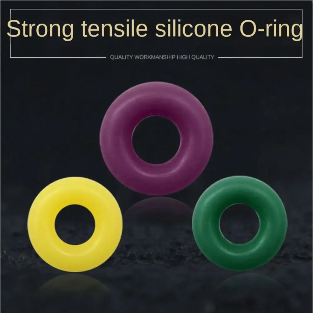 100/400pcs stable Metric Kit O-Rings Fish Bite Indicator Black Rubber Plumbing Worms Wacky Rig Seal Gasket Fishing Tool