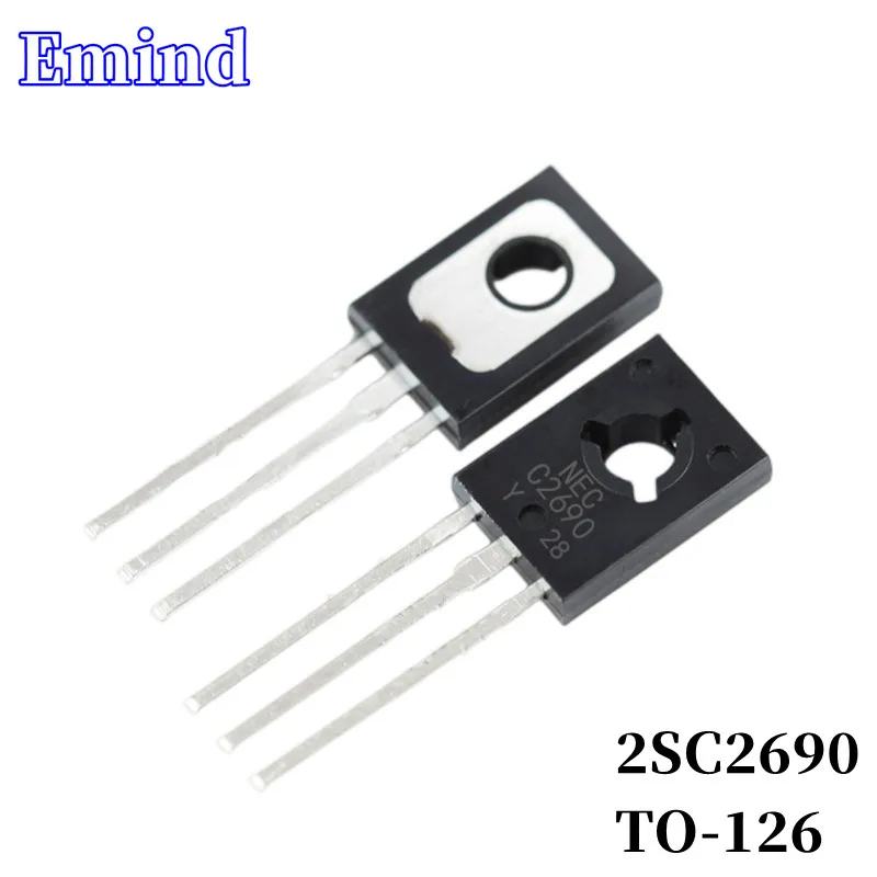 10/20/30Pcs 2SC2690 C2690 DIP Transistor TO-126 Type NPN Bipolar Amplifier Transistor 160V/3A