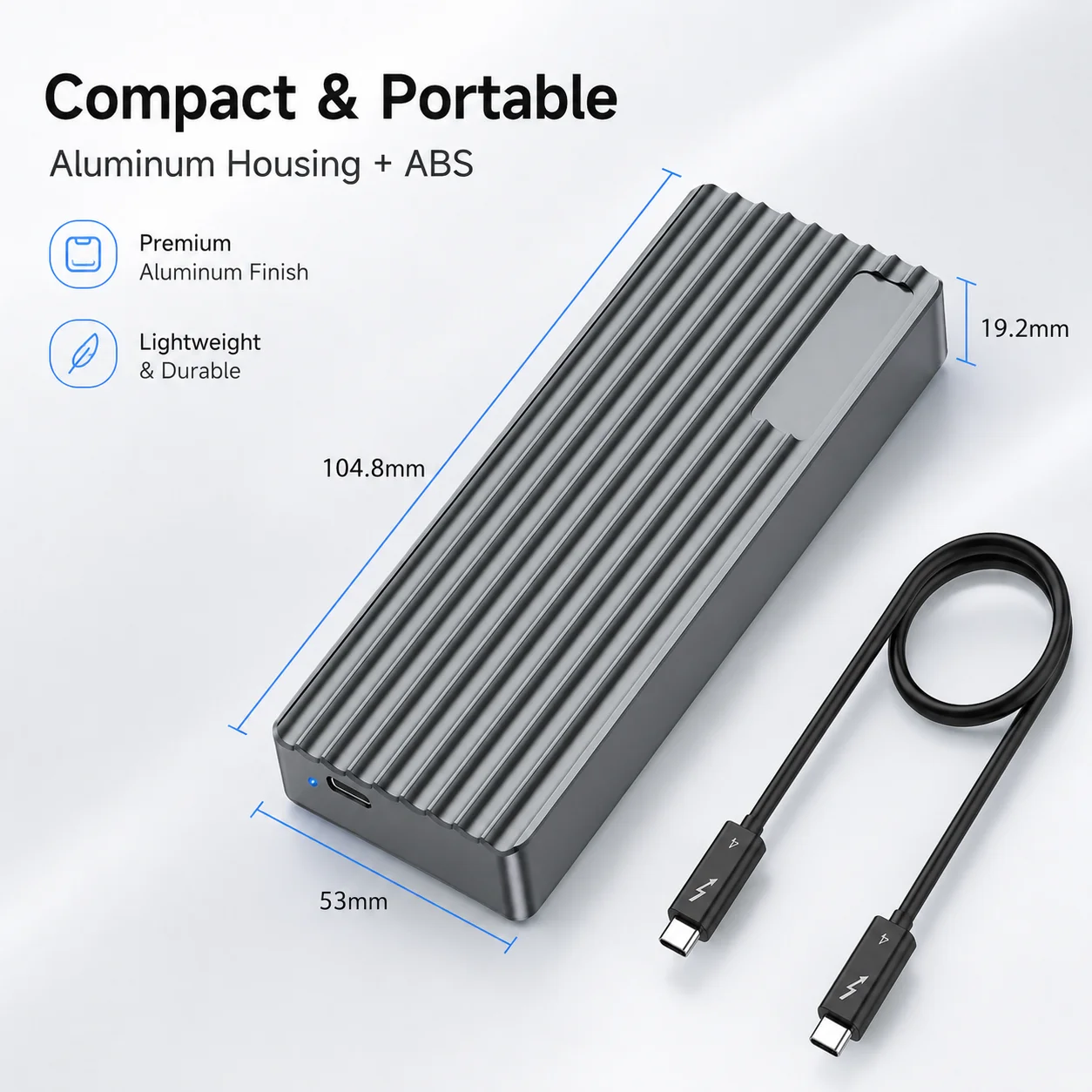 Tool-Free Thunderbolt 3 USB4 M - огляд і ціна Usb4 40Gbps External Ssd 8Tb
