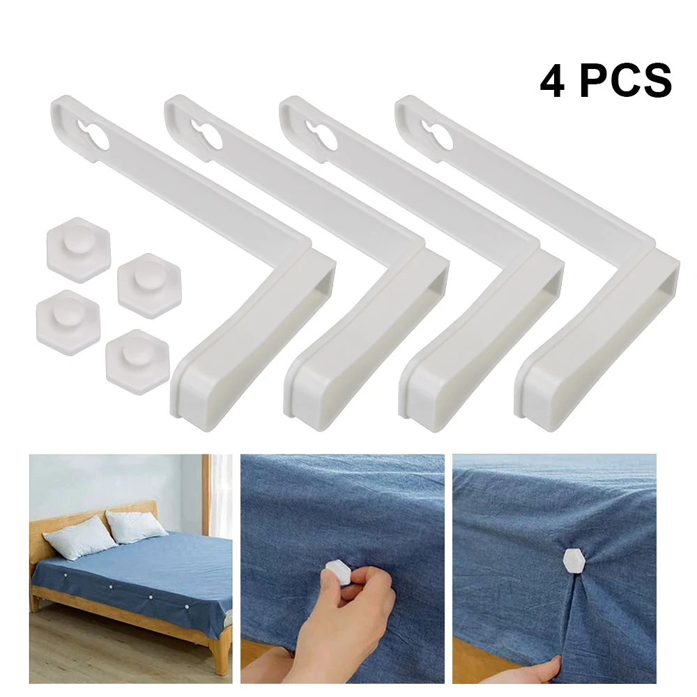 

Fixed Non-Slip Clips for Household Bed Sheet Organize Gadgets Angle Fixed Buckle Single Quilt Cover Quilt Sheet Holder Clips