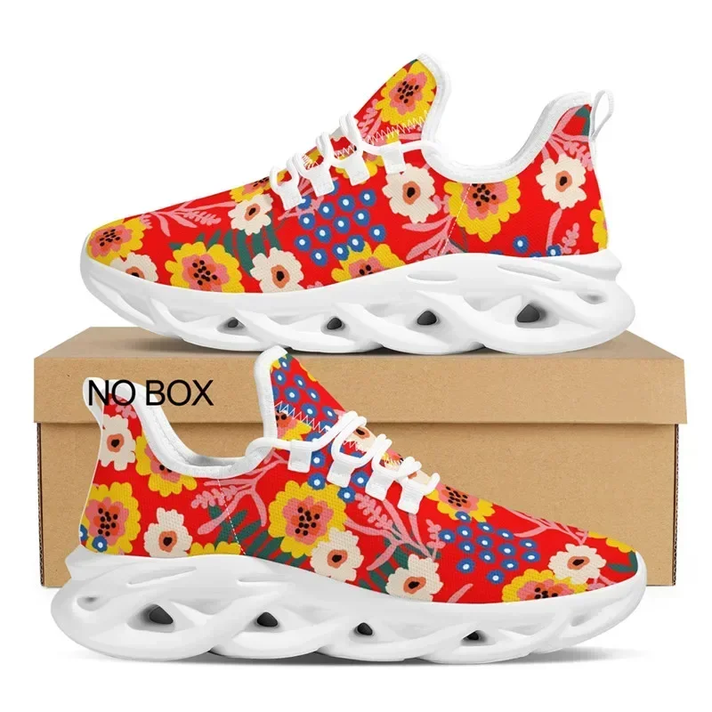 

Brand Designer Women's Sneakers Flats Floral Pattern Summer Lace-up Comfortable Couple Autumn Winter Shoes Dropship