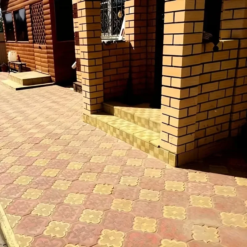 Upgraded Cement Stepping Stone Molds for Creating Beautiful Concrete Paving Stones in Your Yard And Garden view 3