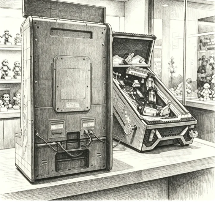 New Hot Selling Coin Operated Game Cabinet Toy Set for 2026, Adult Puzzle, and Birthday/Christmas Gifts for Friends