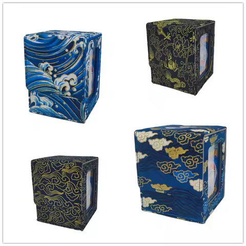 100+ Trading Card Deck Box With Display Window Holder Card Carrying Organiser Case MTG TCG Games Hobby Collectible Cases Gifts