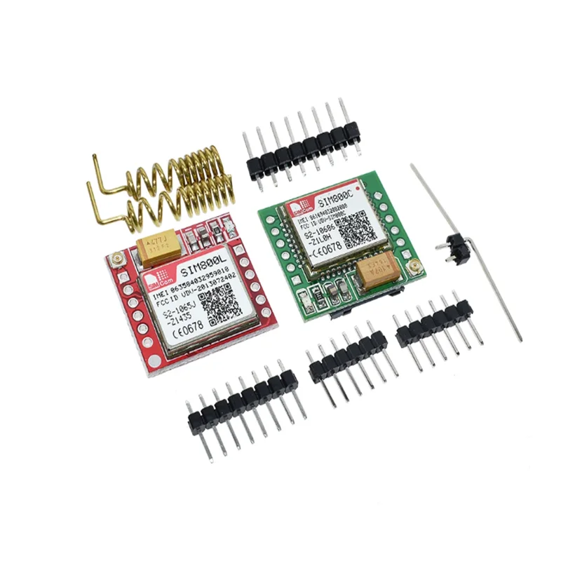 Smallest SIM800L SIM800C GPRS Module GSM Card MicroSIM Core Board Quad-band TTL Serial Port