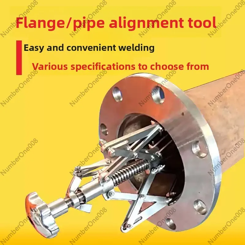 Hexagonal Head Circular Flange Welding Aligner, Pipe Inner Alignment Tool for Welders