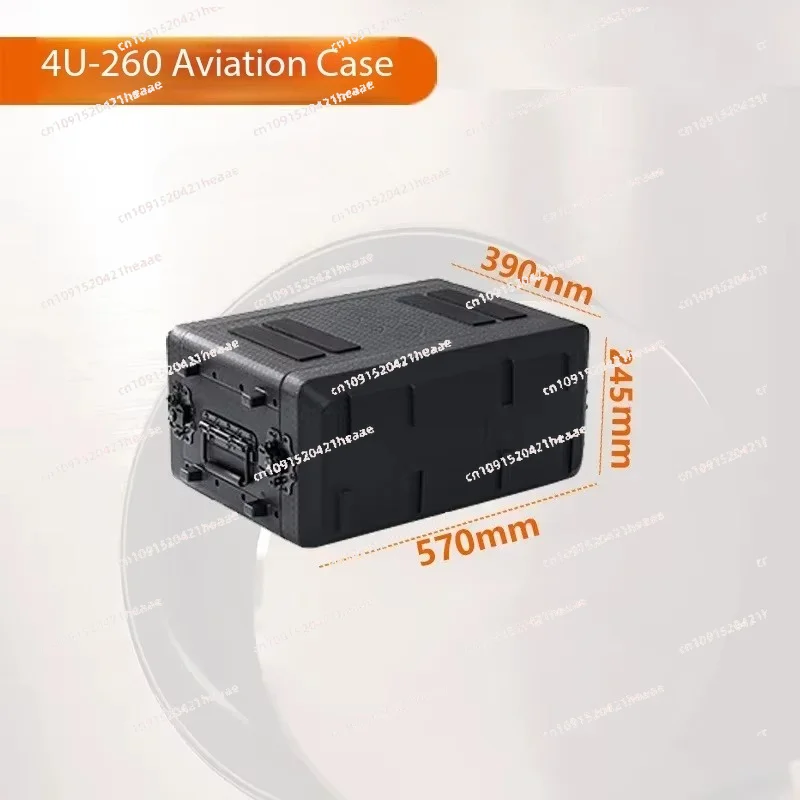 Suitable forCabinet Microphone Amplifier Receiver Rack  case Air Box Mic htcase Shockproof Box Main Body 260mm Deep 2U 3U 4U 6U