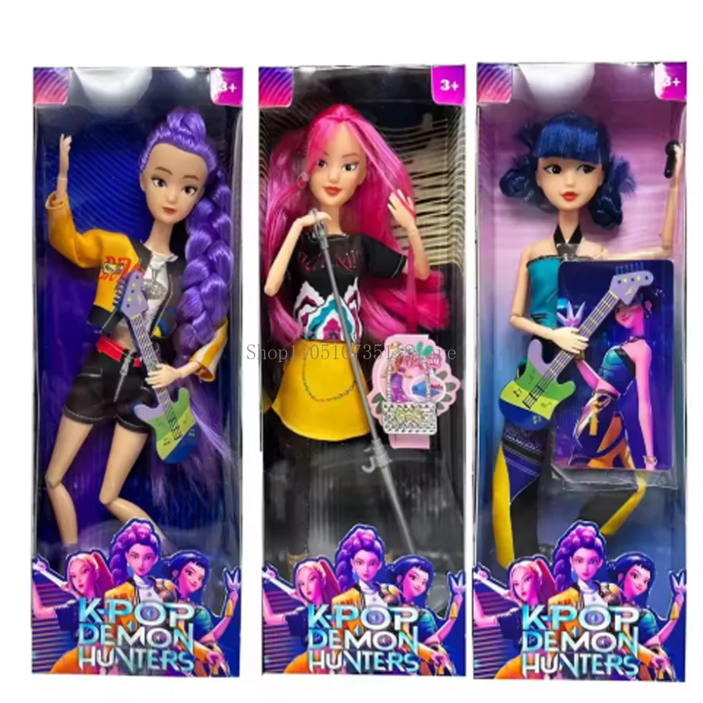 Kpop Demon Hunter Thema Handpop Collectible Vinyl Toy Cadeau met muziek / Geen muziekfan Vieringen Verjaardagen Kerstcadeau