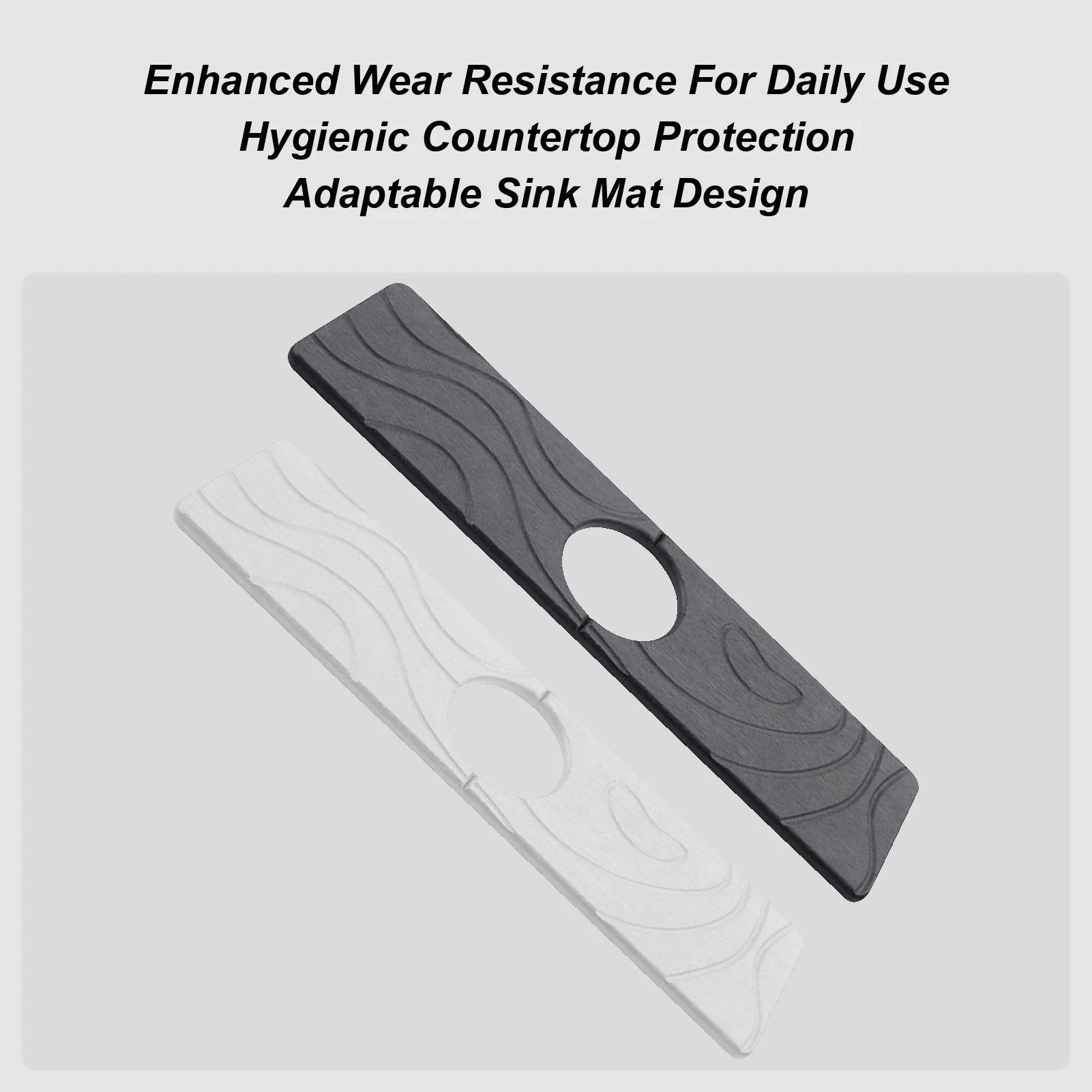 

Kitchen Sink Faucet Mats Water Absorbent Stone Sink Tray Fast Drying Sink Faucet Diatomite Mats For Bathroom Restroom