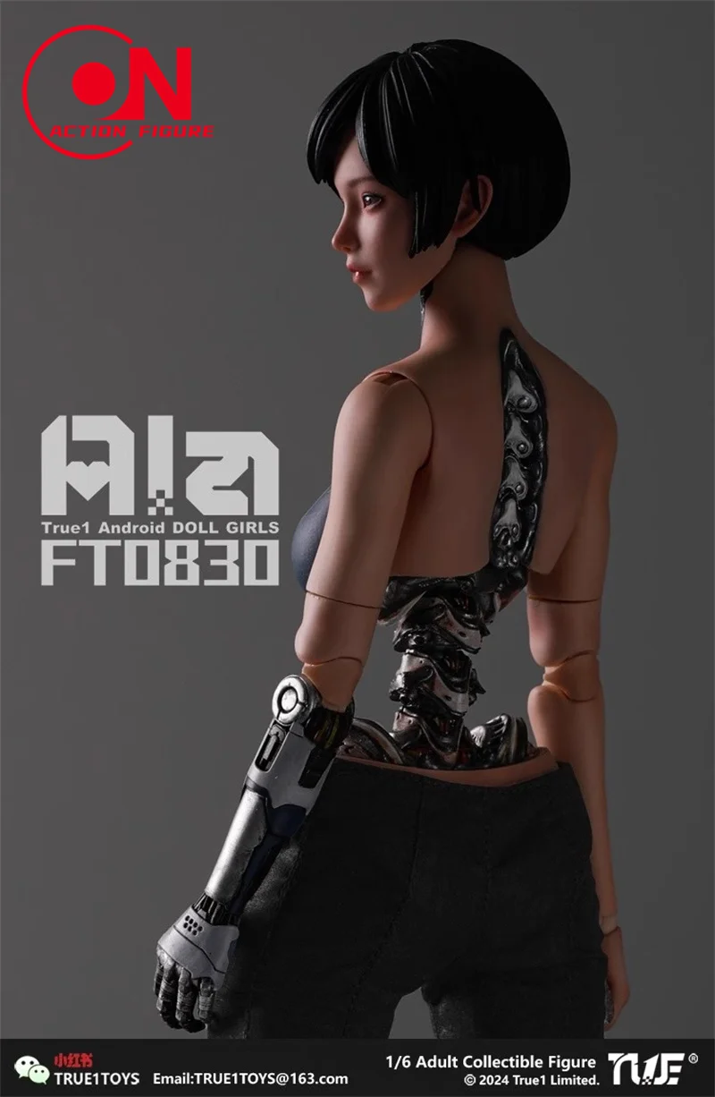 True1Toys 1/6 FT0830 Android Ala Semi-mechanical Action Figure 12'' Female Soldier Figurine Full Set Collectible Model Toy
