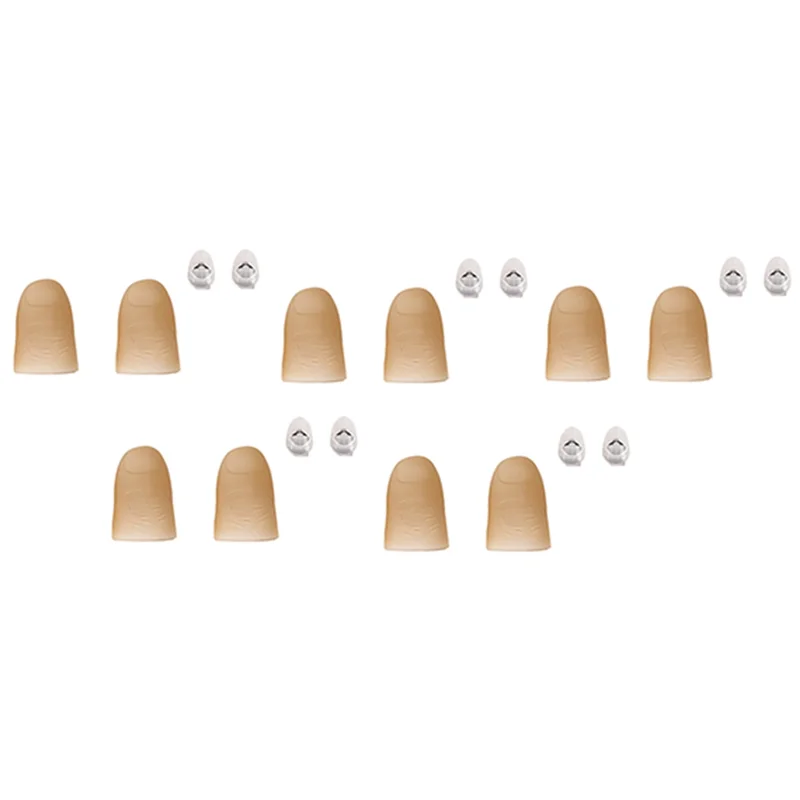 

LJL 5 Pairs Of LED Lights Flashing Finger Convenient Props Multifunctional Portable Light Electronic Accessories Green Light