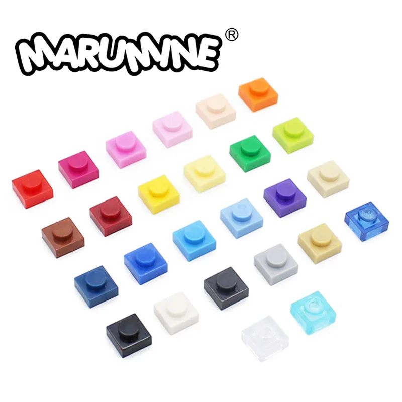 

MARUMINE 3024 Plate 1 x 1 3D Building Blocks Pixels Painting Children Developing Educational Construction Set For Girls And Boys