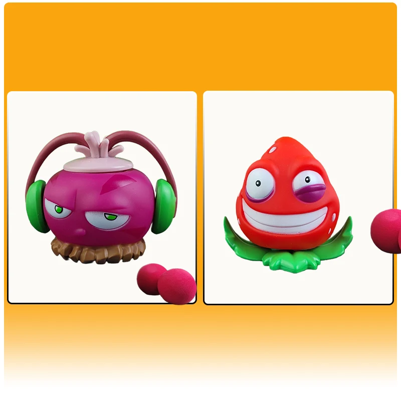 "نباتات جديدة ضد الزومبي" - هذه لعبة مطاطية ناعمة تتميز بشخصيات نباتية، ومشهد سحري، وهدية عيد ميلاد من البنجر الحلو.