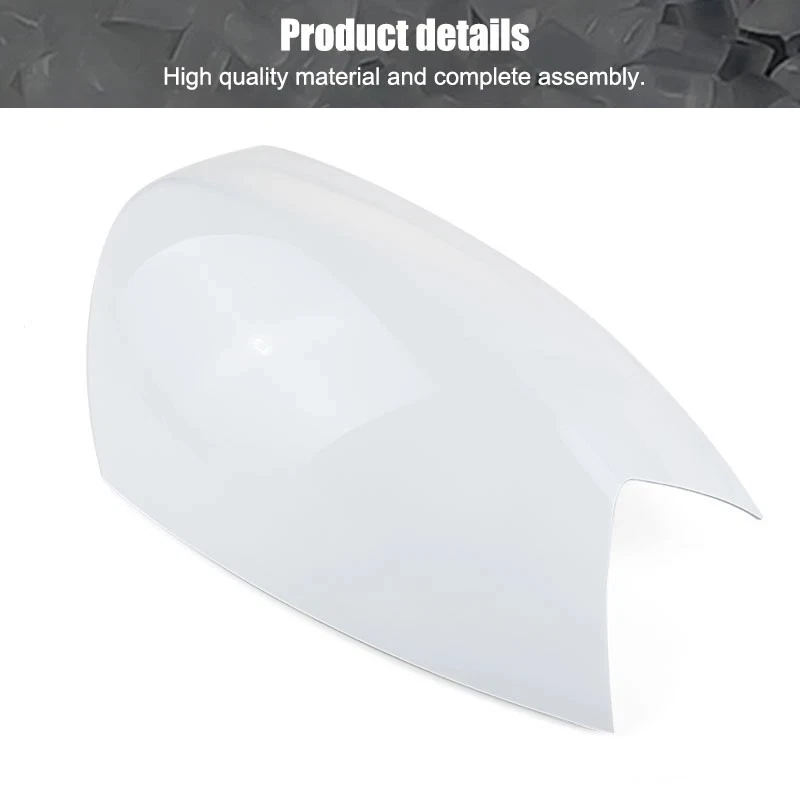 Car Side Rear View Door Wing Mirror Cap Cover White Exterior For Ford S-MAX Galaxy C-Max KUGA Escape 2006 2007 2008 2009-2015 view 4
