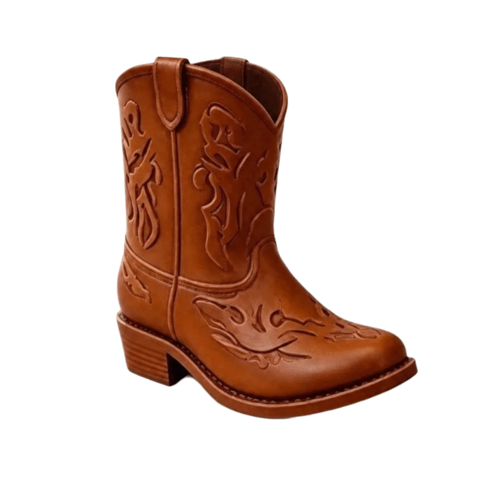 Vintage Western Style Cowboy Boot Statue 3D Printed Ornaments Pencil Holder Home Decor Boot Shaped Vase Study Room