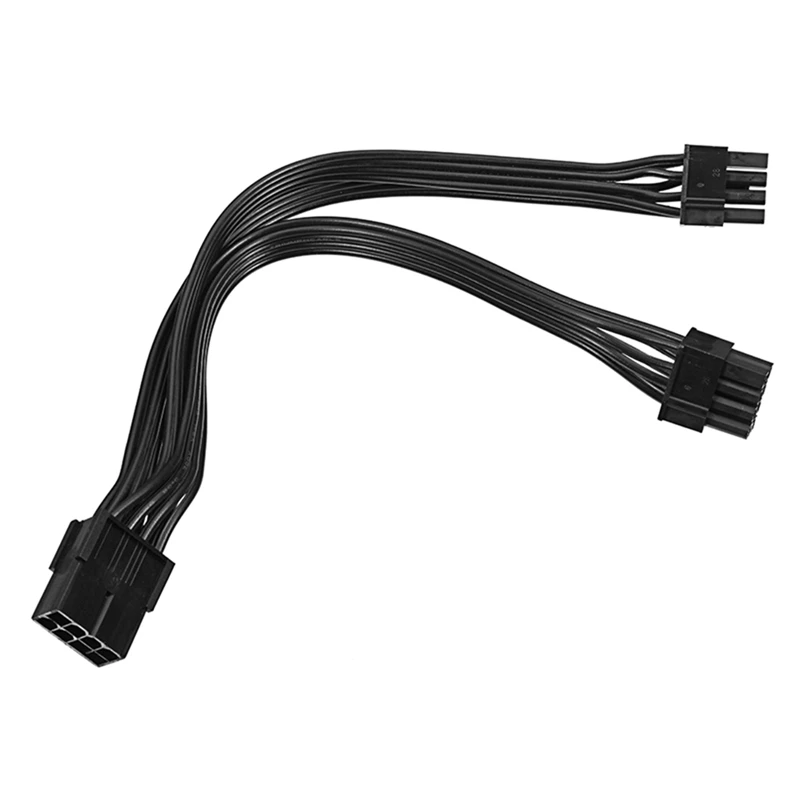 10 buah 20Cm kartu grafis 8 Pin perempuan ke 2X8P(6 + 2)Pin perpanjangan kabel listrik pria Pcie Express 4 garis konektor kabel
