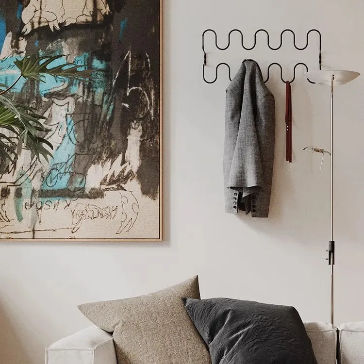 

Simple modern wall decoration racks, clothing stores, fitting rooms, hangers, decoration coat hooks, bedroom coat racks