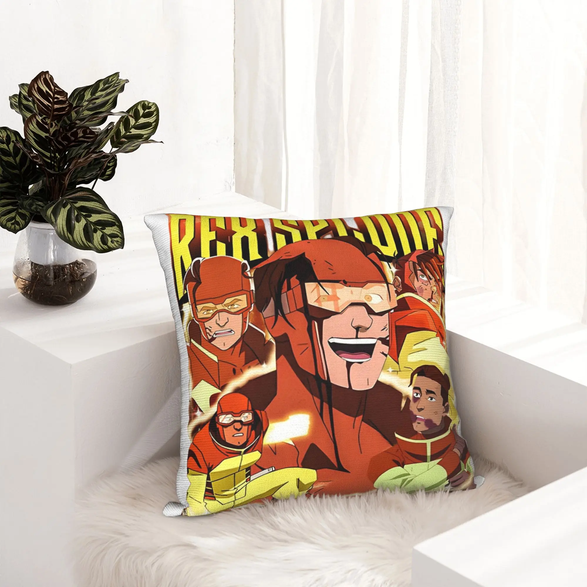 Rex Splode Invincible TV Show Pillowcase Printing Polyester Cushion Cover Decor  Pillow Case Cover Living Room Drop Shipping