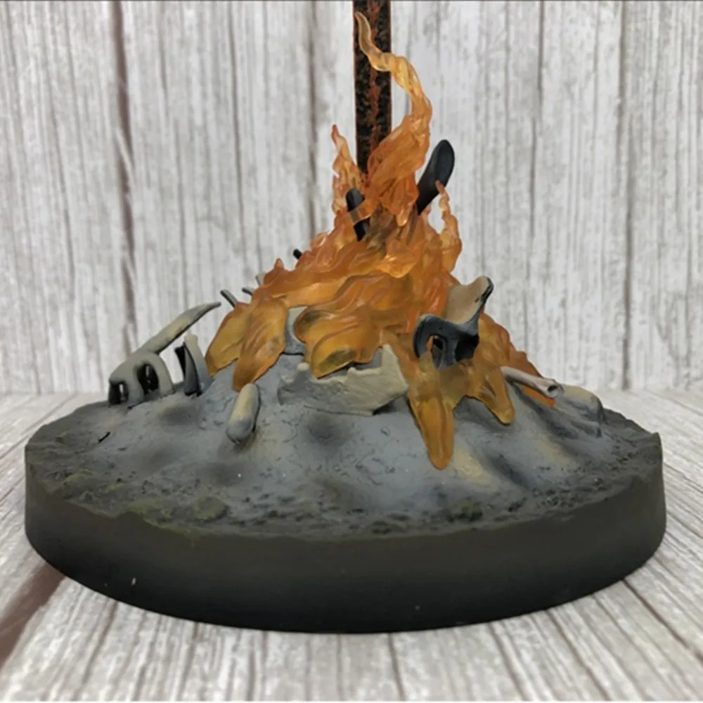 شخصية Dark Souls Bonfire LIT تمثال مضيئة بإضاءة LED قابل للجمع بمقياس 1/6