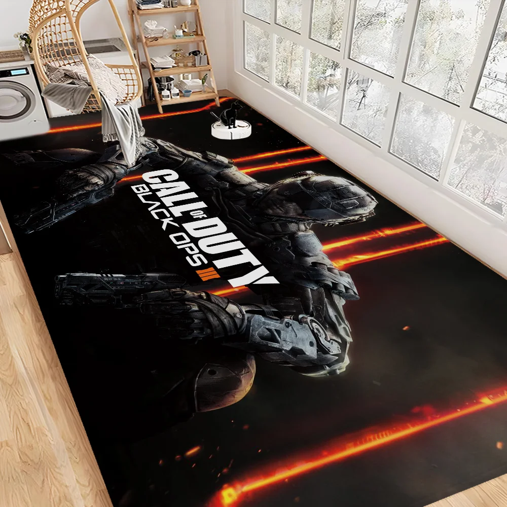 

Коврик для пола Game C-Call Of Duty Black Ops, прямоугольный противоскользящий домашний мягкий коврик для передней двери, внутренний уличный коврик, приветственный коврик