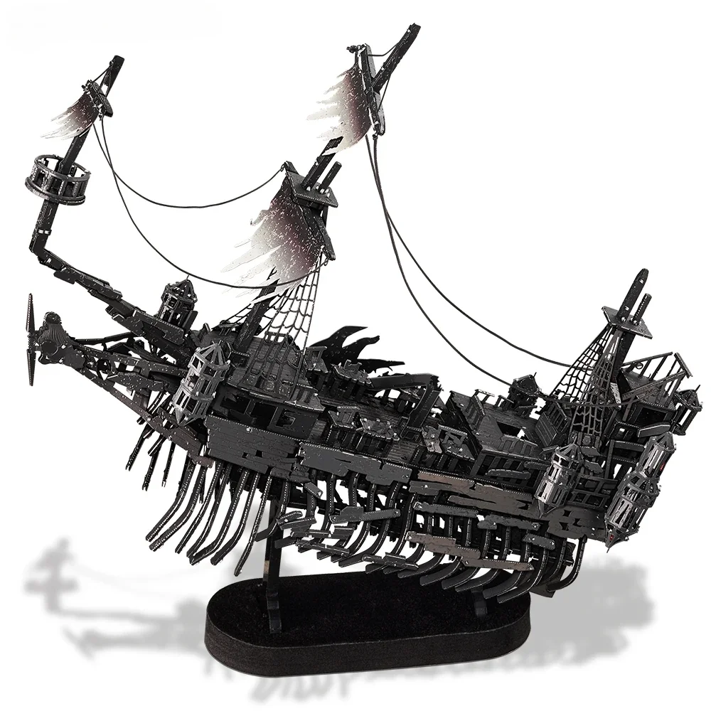 Piececool 3D Metal Puzzles Gifts Abyssal Ghost Pirate Ship Model Building Kits DIY Toys for Birthday and Christmas