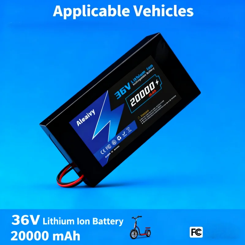 

Rechargeable 36V 48V 20Ah Lithium Battery Pack 30A BMS, for Bicycle Conversion Kit 500W 750W 1000W Scooter Upgrade