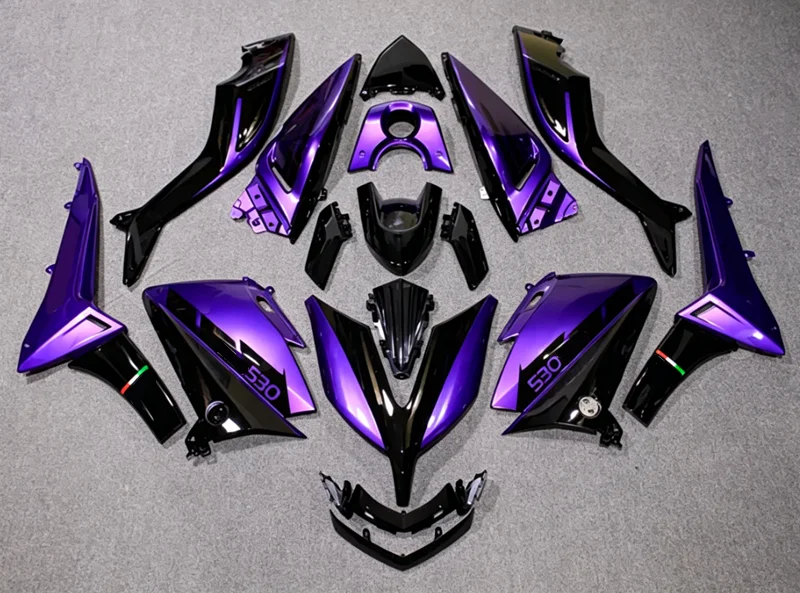 NEW ABS Fairings Kits Fit For YAMAHA TMAX 530 2015 2016 15 16 Bodywork Set Custom Black Purple