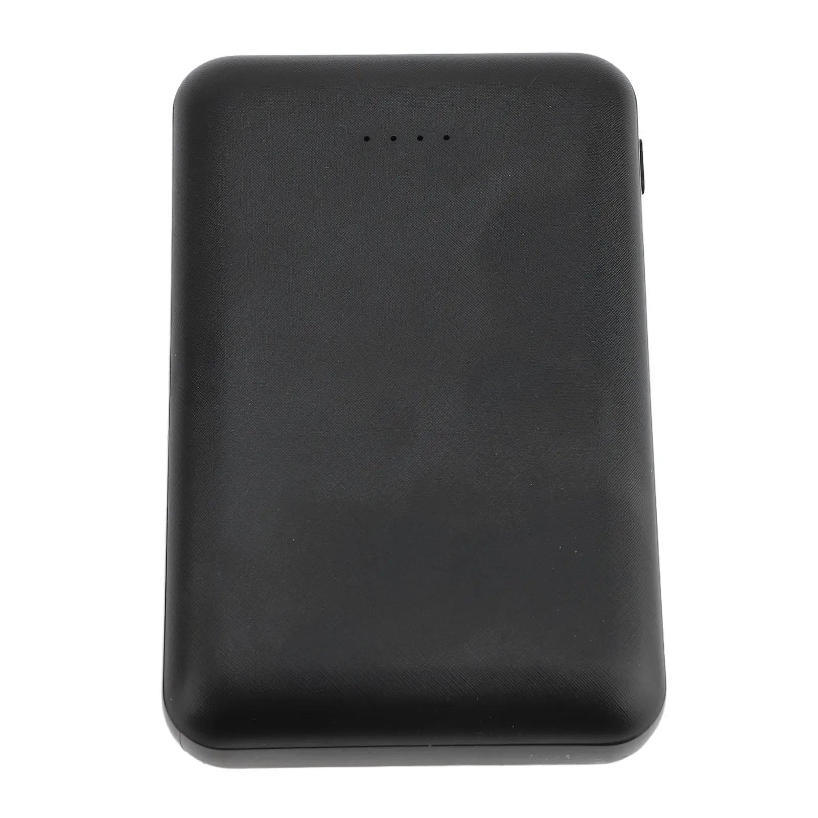 5V 10000mAh Bateria USB Tipo C Power Bank Carregador Portátil para Roupas Aquecidas Preto