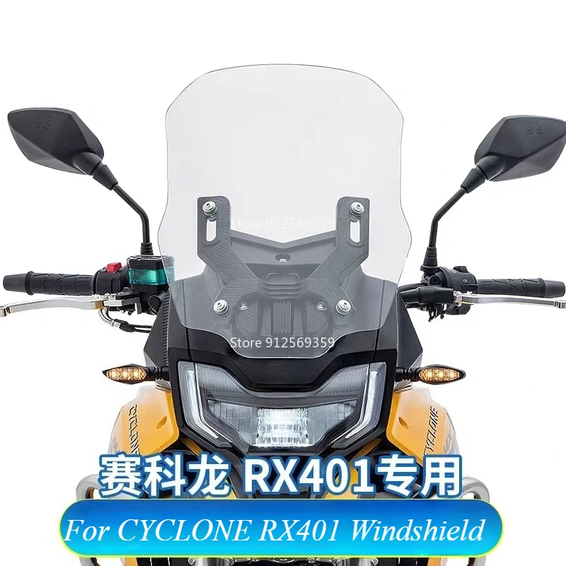 For ZONGSHEN CYCLONE RX401 RX-401 Motorcycle Windshield Modified Windshield Modified Front Windshield