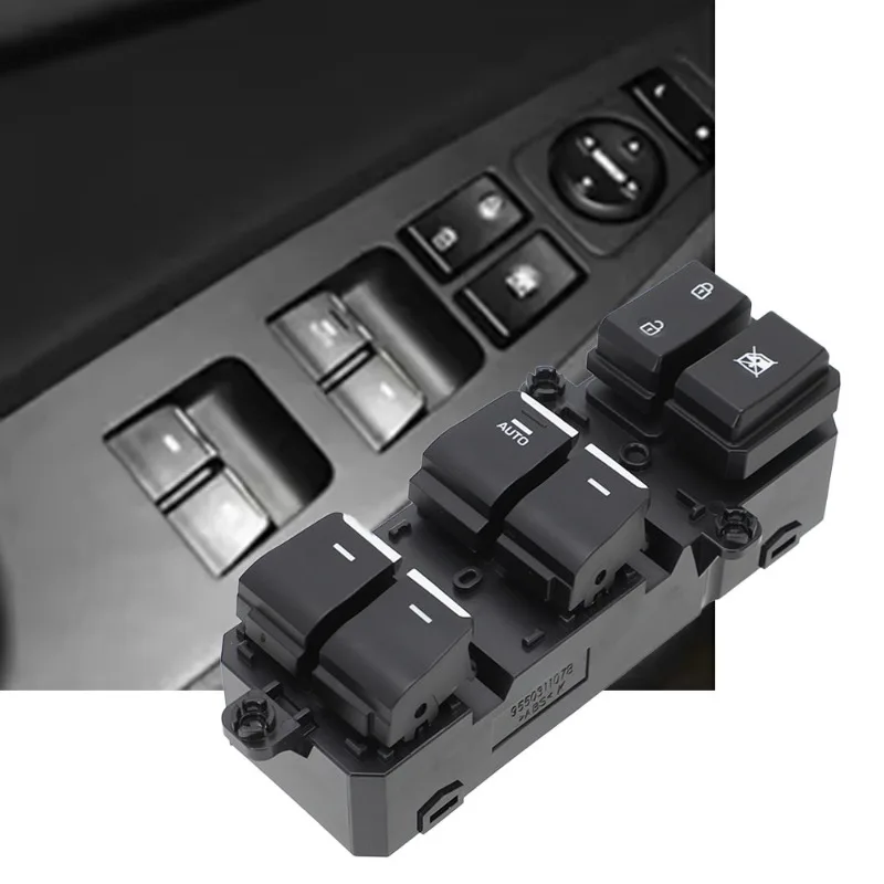 93571-D3000 93571D3000 Hauptschalter für elektrische Fensterheber vorne links (Fahrerseite) für Hyundai Tucson 2016-2018 Autozubehör – Detail 1