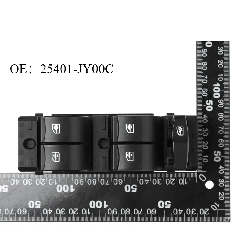 Главный электрический переключатель стеклоподъемника для автомобиля Renault Koleos 2008-2016, 25401-JY00C 25401JY00C