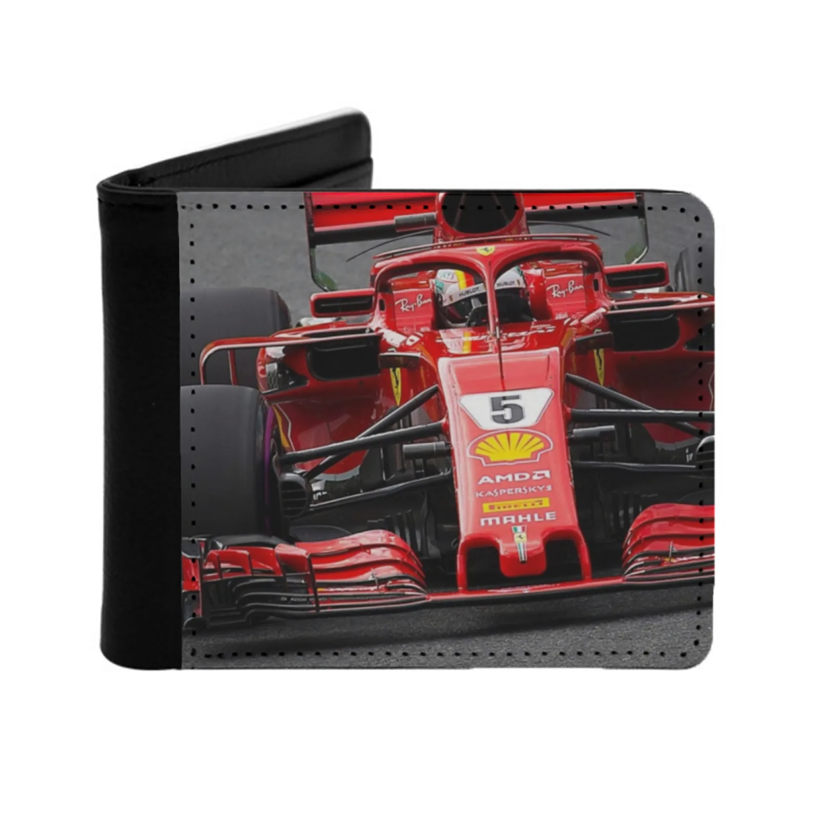 

Мужской кожаный кошелек с держателями для кредитных карт/Id, вставки для денег, мужские короткие кошельки Toro Rosso Williams Force India Valtteri Bottas