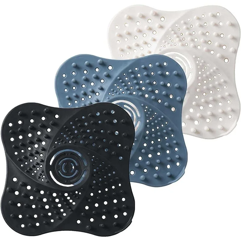 Anti-blocking Hair Catcher Strainer Sewer Shower Filter Stopper Bathroom Floor Drain Cover Kitchen Sink Deodorant Trap Plug