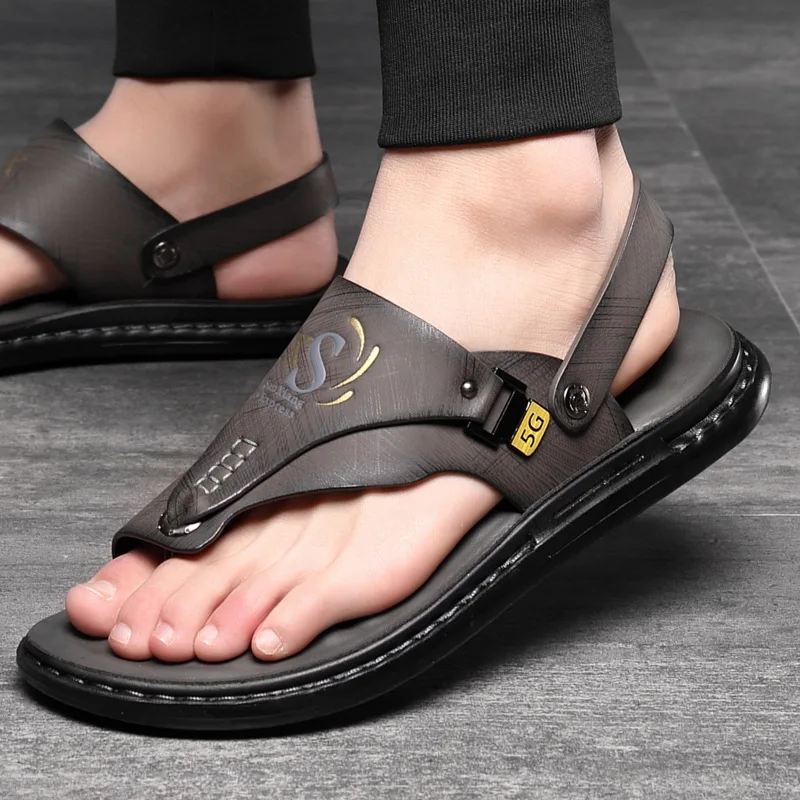 Beach Holiday Men Sandals Summer Cushion  Sandals Male Casual Sport Sandalias 2022 Outdoor Retro Comforty Light Sandals Men