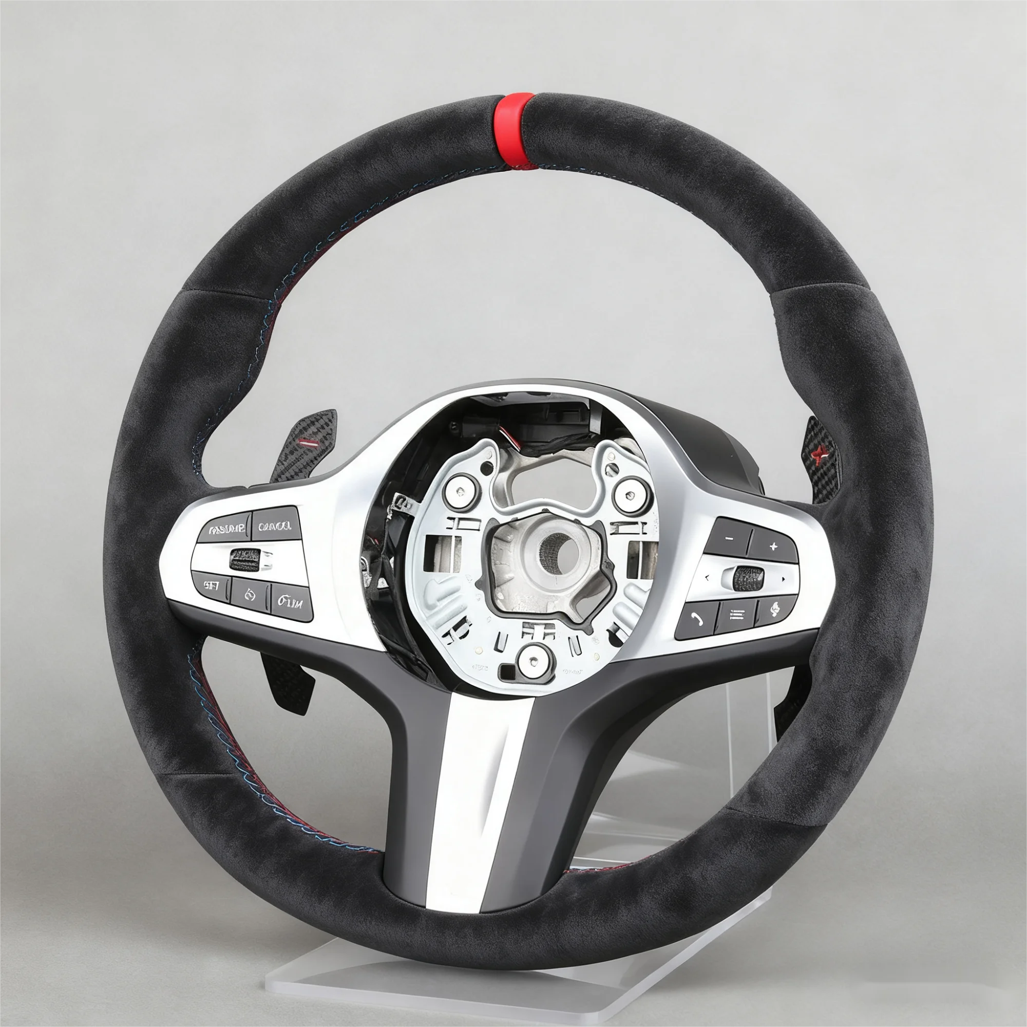 YPB137 factory direct sales BM 2 3 4 series modified new G20 carbon fiber paddle full leather steering wheel assembly