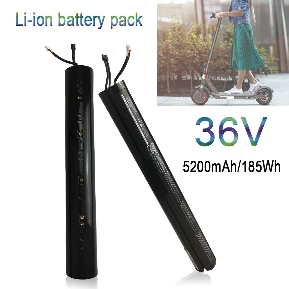 나인봇 세그웨이 전동 스쿠터용 36V 5200mAh 지능형 배터리 내장형 어셈블리 (ES1/ES2/ES3/ES4/E22/E25 호환)