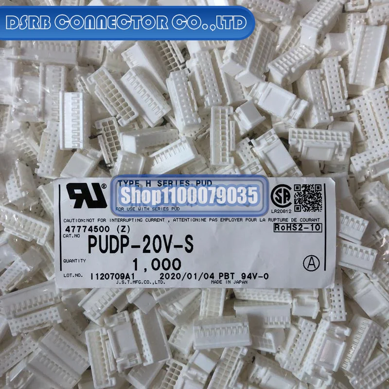 

1000pcs/lot PUDP-20V-S 20P 2.0MM legs width 100% New and Original