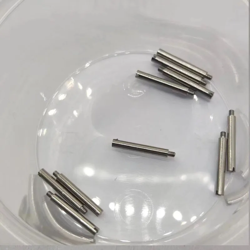 10pcs for Rolex watch straps, screw rods, oyster style log, earring, connecting rod, shaft, watch buckle, 1-shaped screw