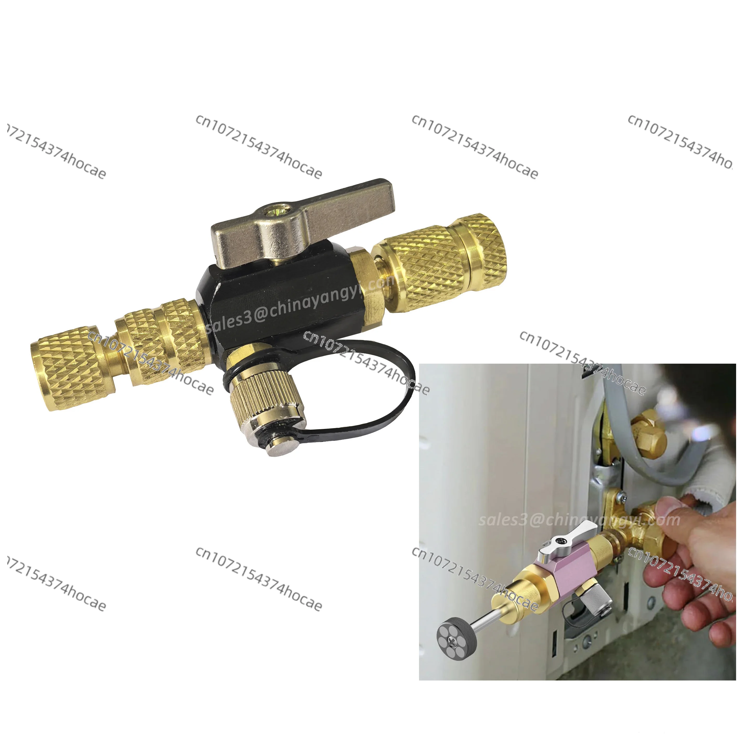 

Инструмент для снятия катушки HVAC, 1/4 дюйма, с вакуумной опорой, 20 мкм. В комплект входит адаптер 5/16 дюйма, совместимый со всеми холодильниками.