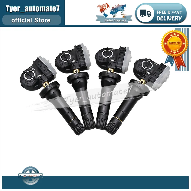 4PCS TPMS Tire Pressure Monitoring System Sensor 433MHZ 3641100XKV3AA For Haval XY Tank 500 Great Wall HOVER H5 WINGLE 5 C30