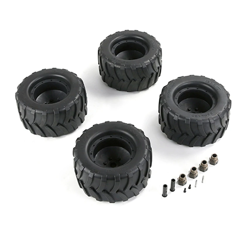 Reinforced Wheel Axle Herringbone Tire Sealing Hub Assembly Kit Part Black For 1/5 HPI ROFUN BAHA ROVAN KM BAJA 5B Rc Car Toys