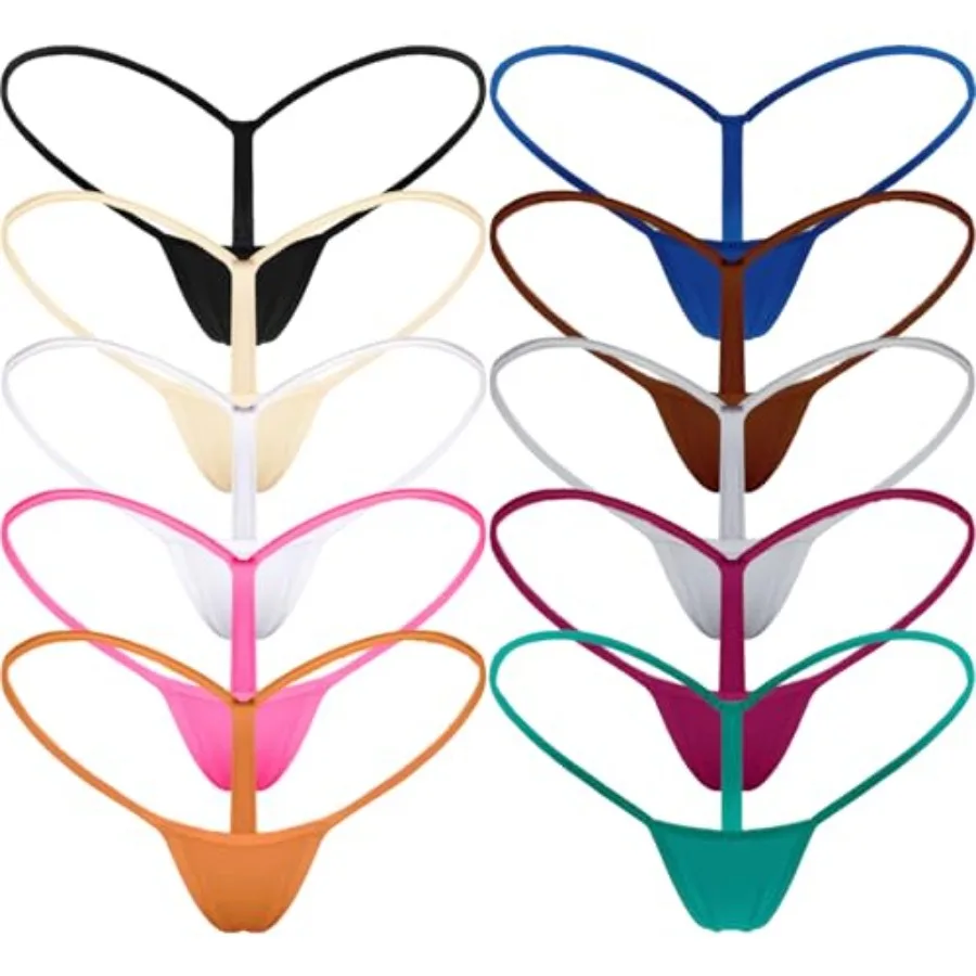 

G-Strings Micro Thongs for Women Tiny Panties Low Rise T-back Underwear