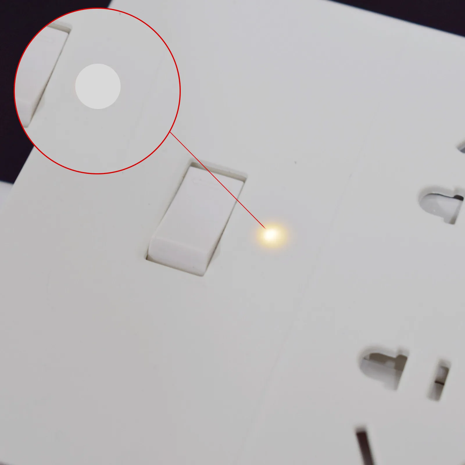 2Sheets Self Adhesive Light Blocking Stickers PVC Blackout Shading Stickers for LED Router Power Indicator Lights Dimmer Cover