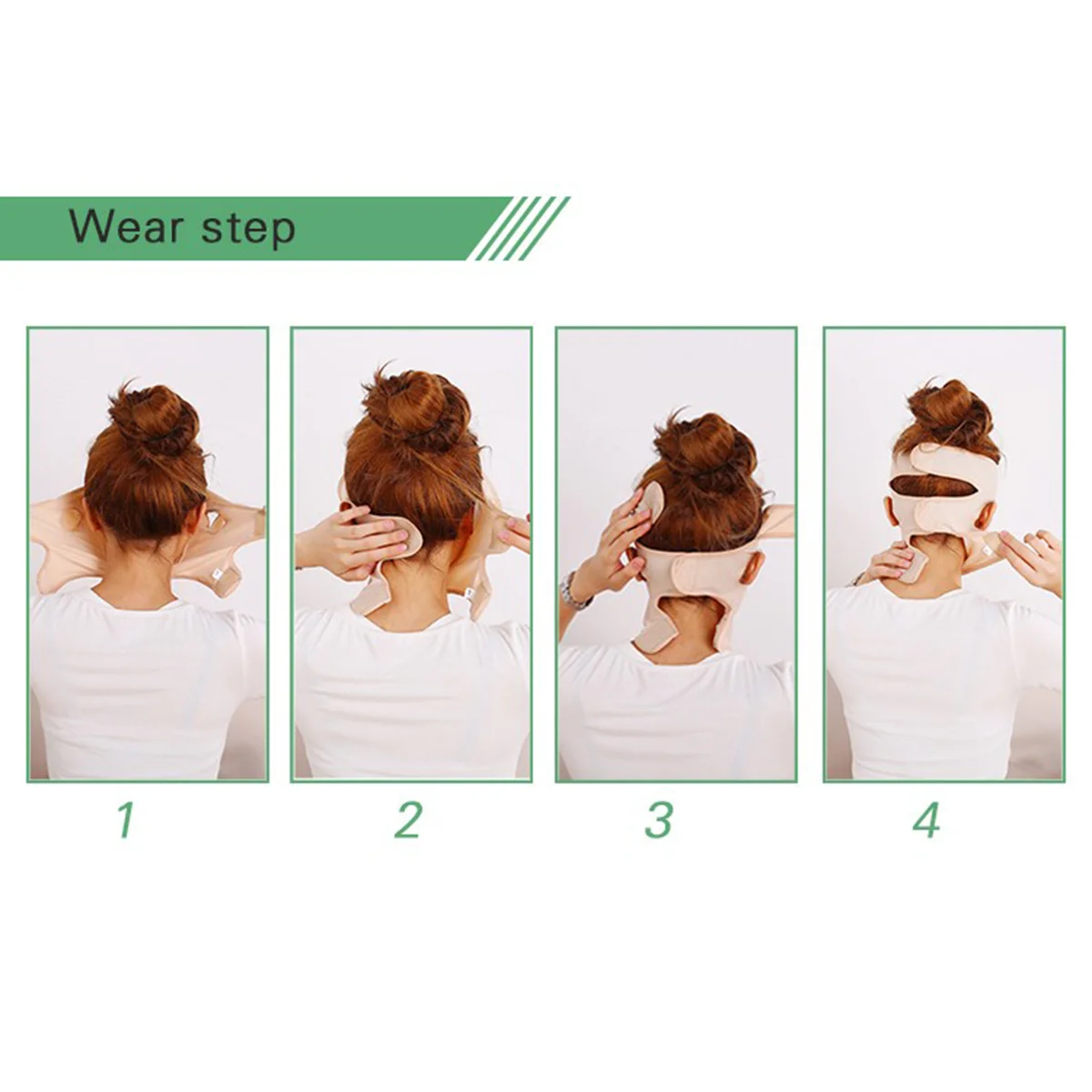 Maschera snellente per il viso Masseter elastico traspirante completamente sottile Cintura di serraggio per doppio mento Taglia L per scolpire il viso