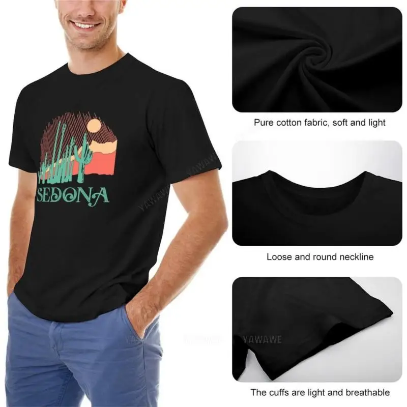 Sedona T-Shirt boys t shirts sports fan t-shirts slim fit t shirts for men black cotton mens t-shirt