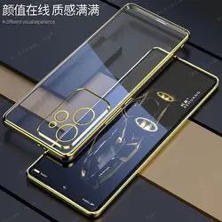 For Realme GT6 China Version Case Luxury Transparent Electroplating Soft Silicone Cover For Realme Gt6 CN Thin Shockproof Bumper
