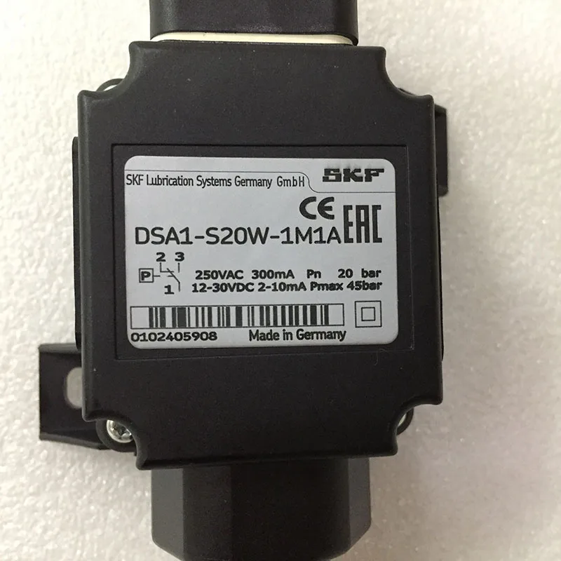 Vogel SKF Pressure Switch DSA1 - 20 bar New Brand DSA1-S20W-1M1A Old DS-W20-4