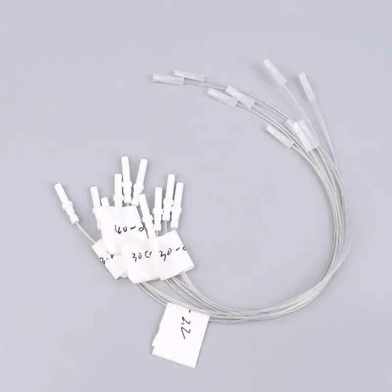 2/4Pcs BBQ Igniter Electrode Ceramic Electrode with Wire Assembly 30-60cm Length for Gas Grill Ignition Replacement