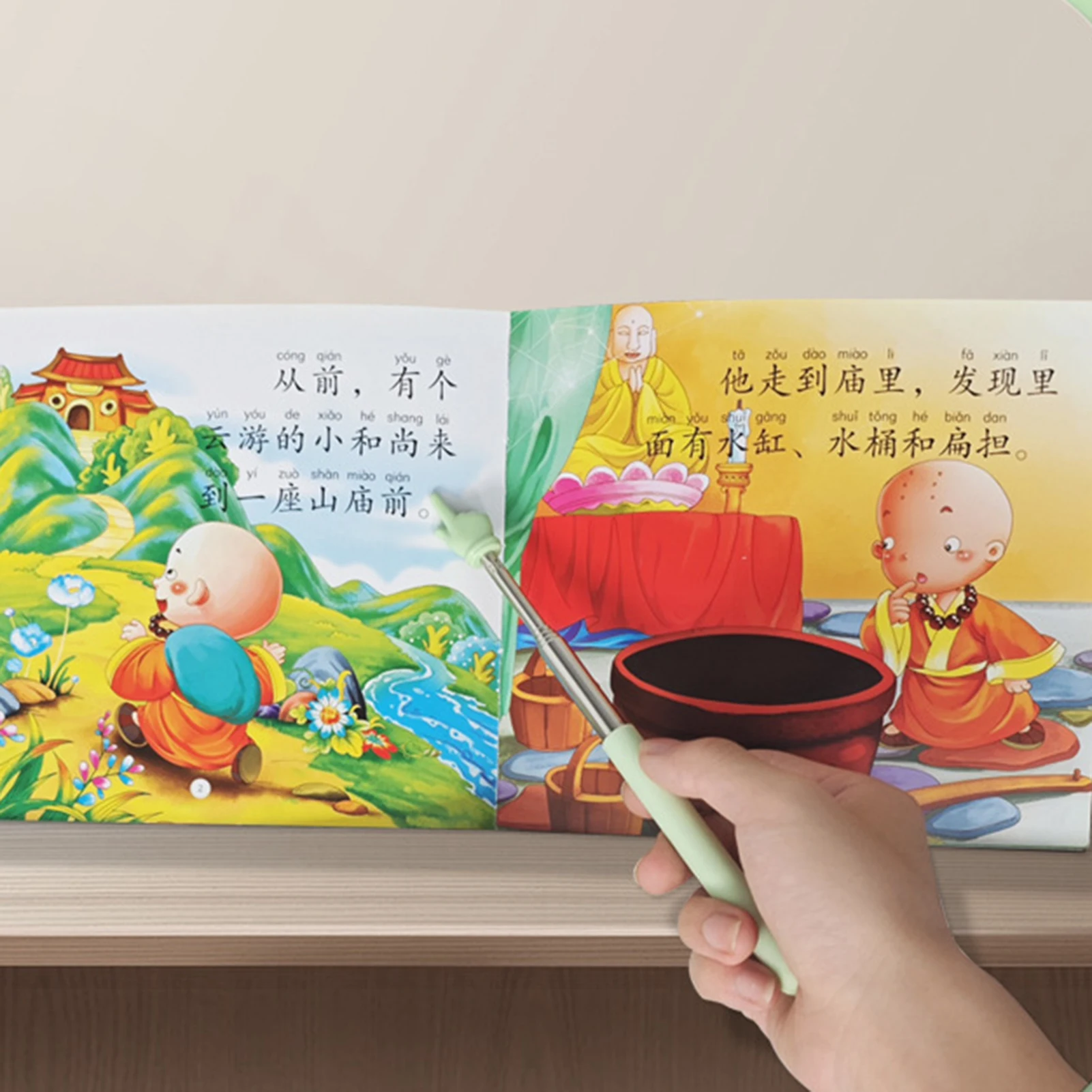 Retractable Teacher Pointer Colorful Reading Classroom Teaching Tool Long Telescoping Hand Pointer Stick For Classroom Supplies