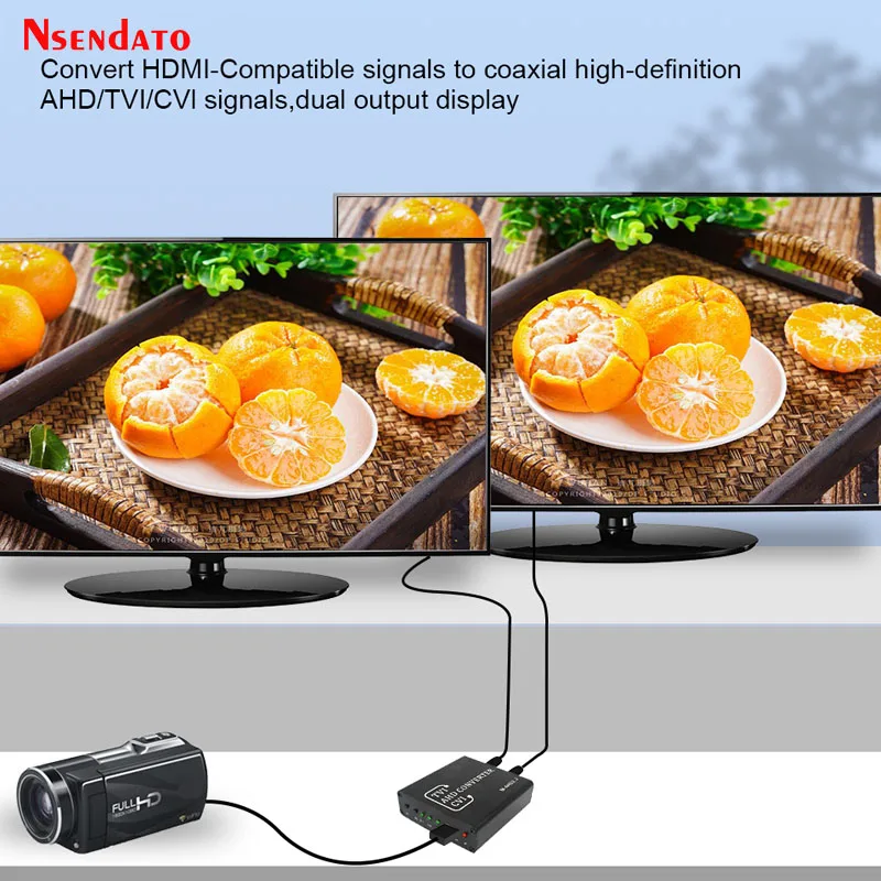 Full HD 720P 1080P HDMI-Kompatibel zu AHD TVI CVI Konverter Schalter Adapter Unterstützung NTSC/PAL für TV PC DVR Kamera